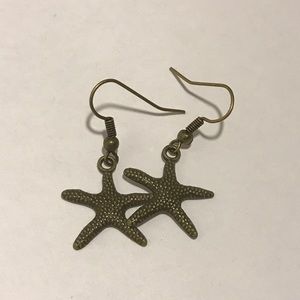 Alloy Star Earrings